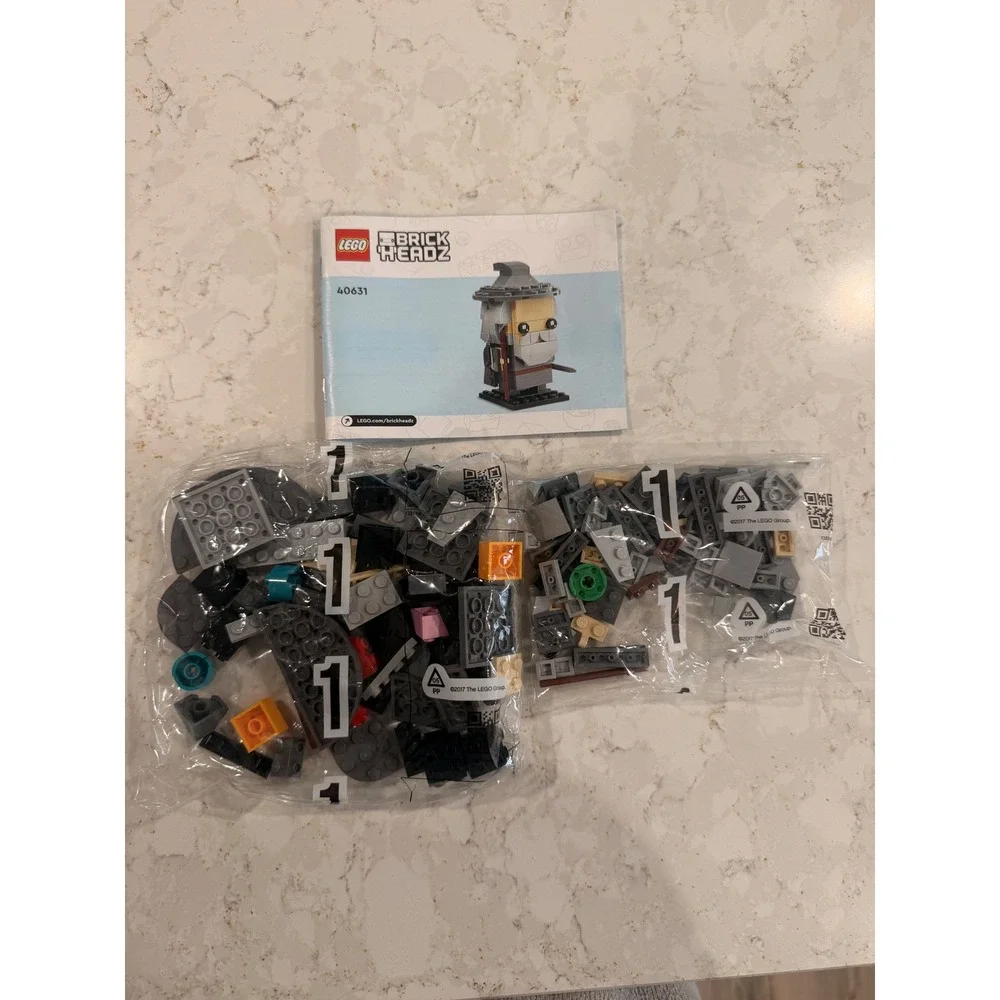 LEGO BrickHeadz Lord of the Rings 40631 Gandalf the Grey ONLY Incomplete Set